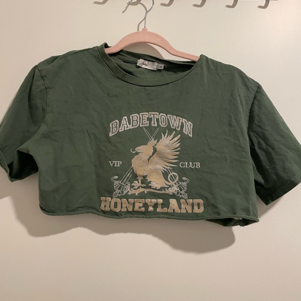 Adika Green Crop Top | Size S